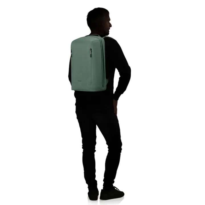 Kleine Rugzakken|Heren Rugzakken>Samsonite Coatify Biz Backpack 15.6" green