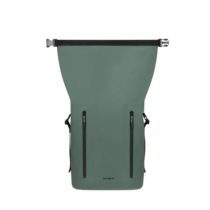 Heren Rugzakken|Dames Rugzakken>Samsonite Coatify Biz IPX4 Rolltop Backpack 15.6" green