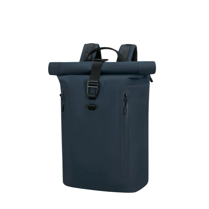 Heren Rugzakken|Dames Rugzakken>Samsonite Coatify Biz Rolltop Backpack 15.6" blue