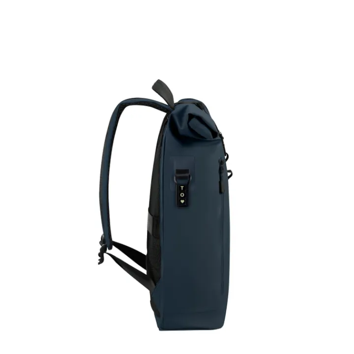 Heren Rugzakken|Dames Rugzakken>Samsonite Coatify Biz Rolltop Backpack 15.6" blue