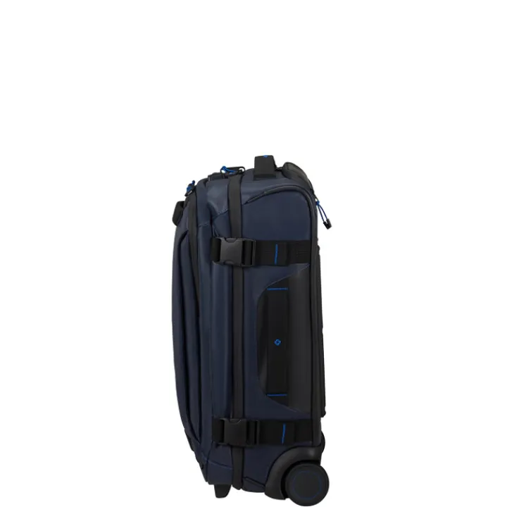 Handbagage Reistassen|Heren Reistassen>Samsonite Ecodiver Duffle/Wheels 55/35 blue nights
