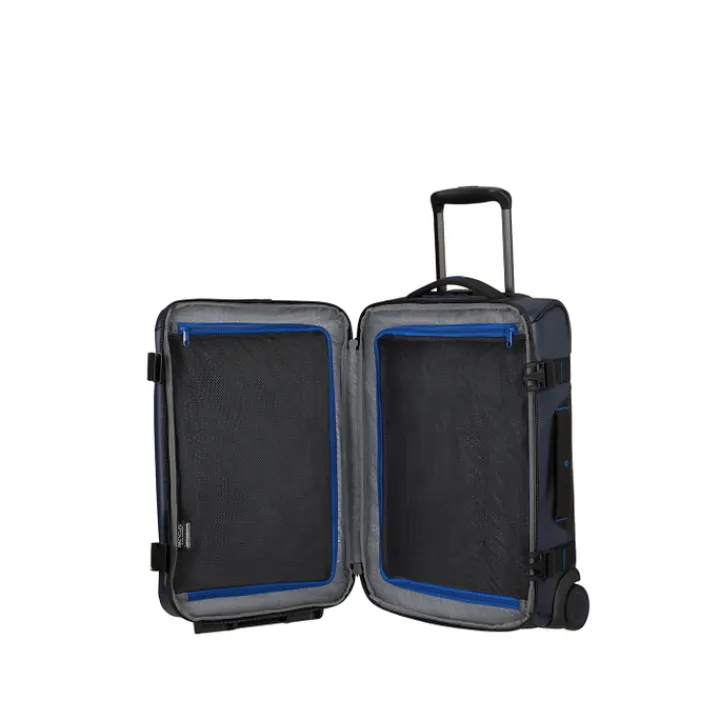 Handbagage Reistassen|Heren Reistassen>Samsonite Ecodiver Duffle/Wheels 55/35 blue nights