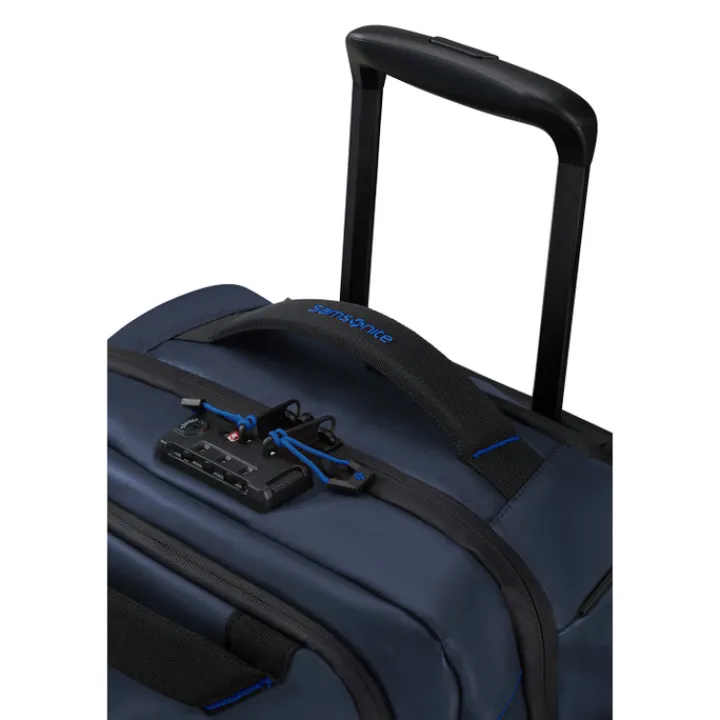 Handbagage Reistassen|Heren Reistassen>Samsonite Ecodiver Duffle/Wheels 55/35 blue nights
