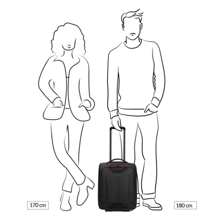 Transavia Trolleys|Handbagage Trolleys>Samsonite Ecodiver Duffle/Wheels Underseater blue nights