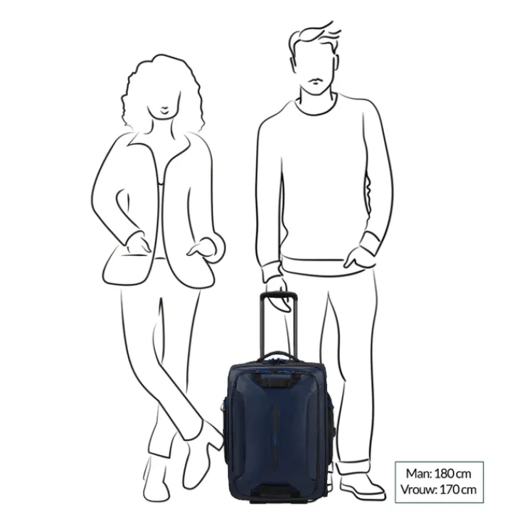 Handbagage Reistassen|Heren Reistassen>Samsonite Ecodiver Duffle/Wheels 55 yellow