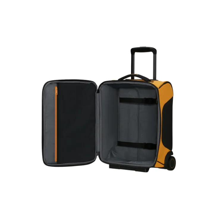 Transavia Trolleys|Handbagage Trolleys>Samsonite Ecodiver Duffle/Wheels Underseater yellow