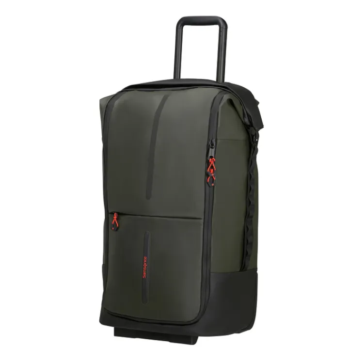 Grote Reistassen|Heren Reistassen>Samsonite Ecodiver Foldable Wheeled Duffle 4-In-1 climbing ivy