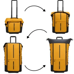 Heren Reistassen|Dames Reistassen>Samsonite Ecodiver Foldable Duffle/Wheels 4-IN-1 yellow