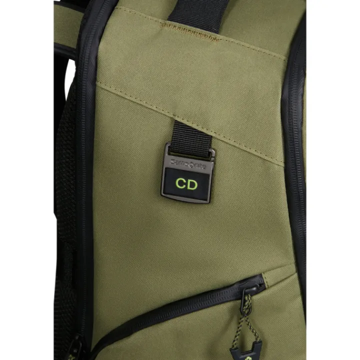 14 Inch Laptoptassen>Samsonite Ecodiver Laptop Backpack XS LTD waxed wasabi