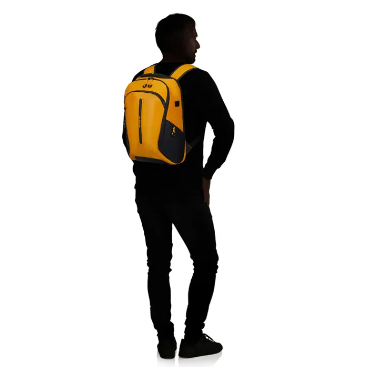 Kleine Rugzakken|Heren Rugzakken>Samsonite Ecodiver Laptop Backpack M USB yellow