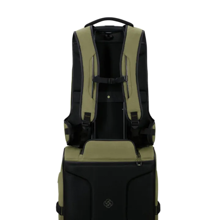 17.3 Inch Laptoptassen>Samsonite Ecodiver Laptop Backpack L LTD waxed wasabi