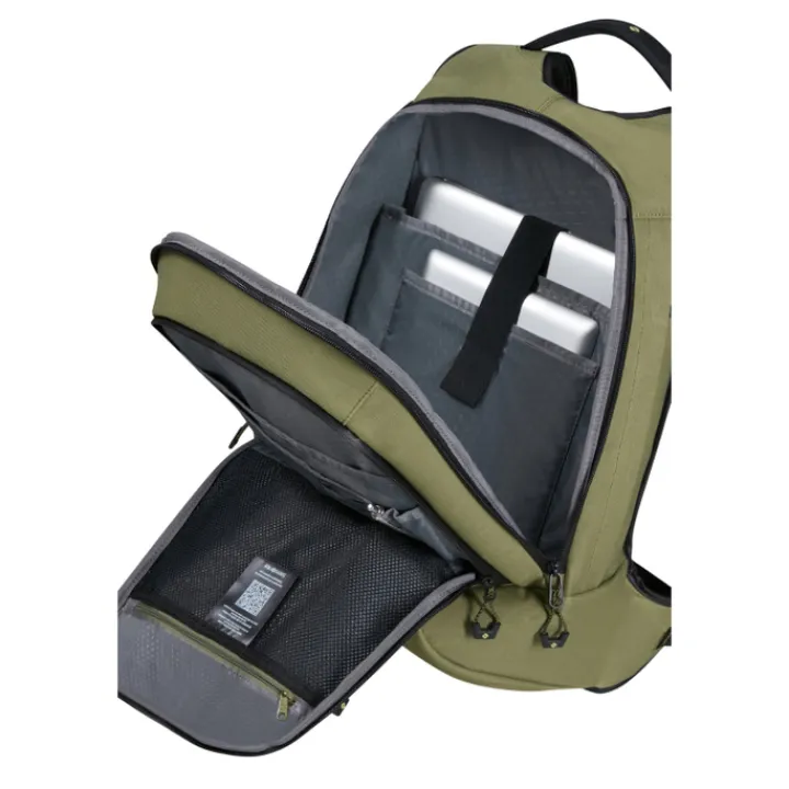 17.3 Inch Laptoptassen>Samsonite Ecodiver Laptop Backpack L LTD waxed wasabi