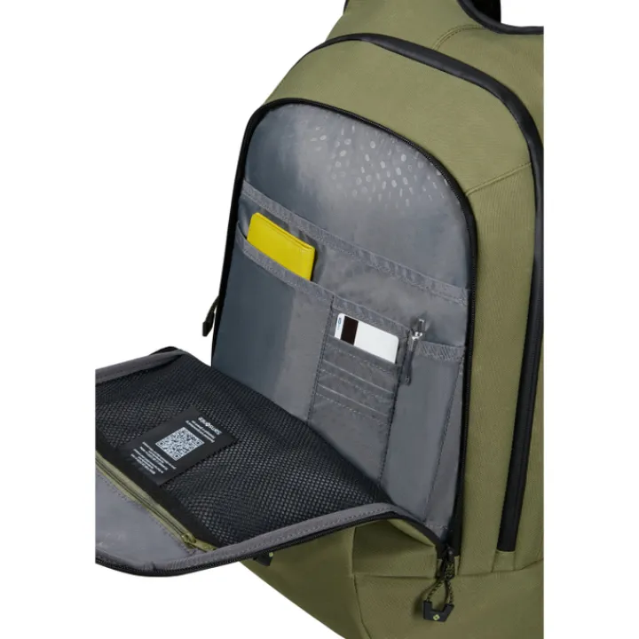 17.3 Inch Laptoptassen>Samsonite Ecodiver Laptop Backpack L LTD waxed wasabi