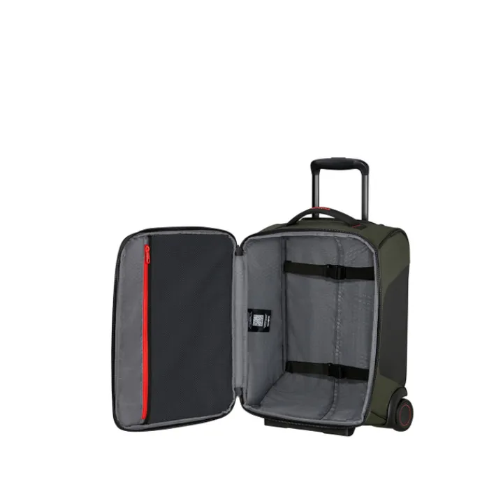 Transavia Trolleys|Handbagage Trolleys>Samsonite Ecodiver Wheeled Duffle Underseater climbing ivy