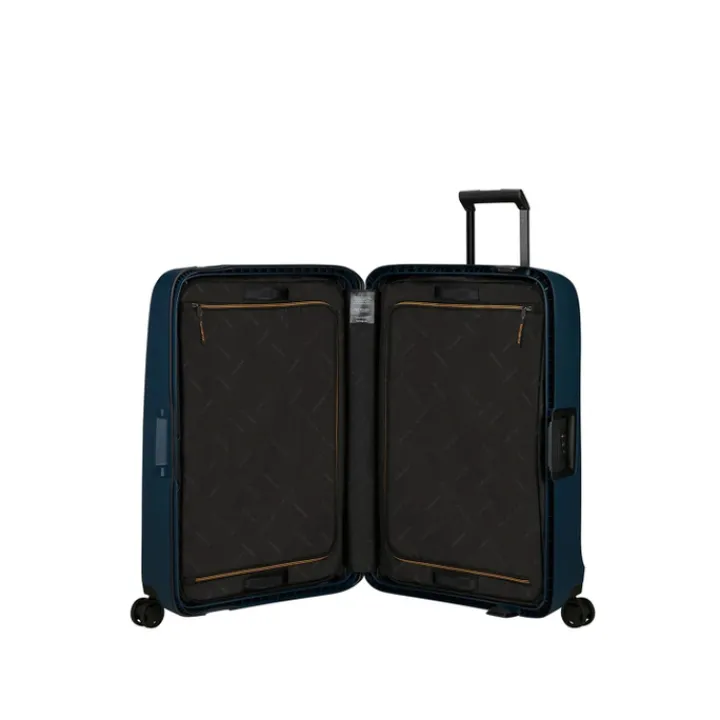 Reistrolleys|Reiskoffers>Samsonite Essens Spinner 75 midnight blue