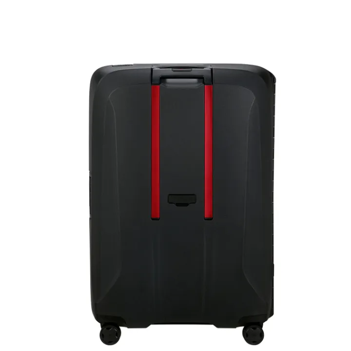 Reistrolleys|Reiskoffers>Samsonite Essens Spinner 81 charcoal/red