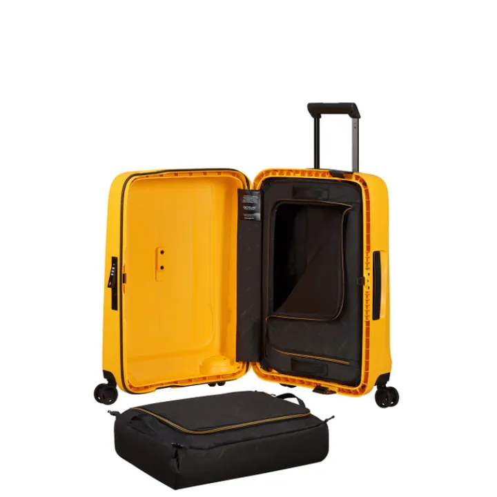 Transavia Trolleys|Ryanair Trolleys>Samsonite Essens Spinner 55 radiant yellow
