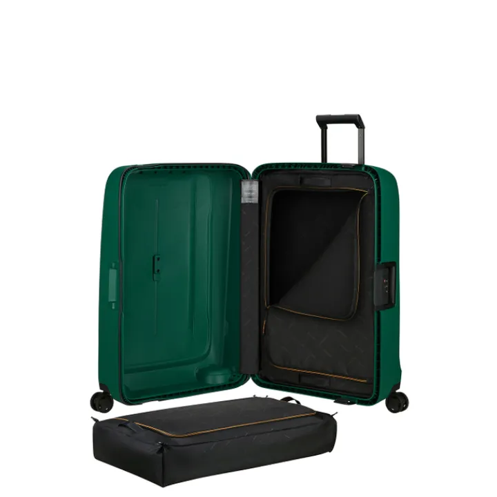 Reistrolleys|Reiskoffers>Samsonite Essens Spinner 69 alpine green