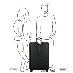 Reistrolleys|Reiskoffers>Samsonite Essens Spinner 81 alpine green
