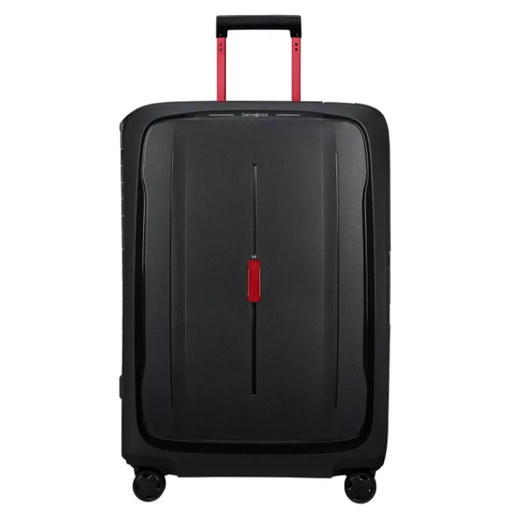 Reistrolleys|Reiskoffers>Samsonite Essens Spinner 75 charcoal/red