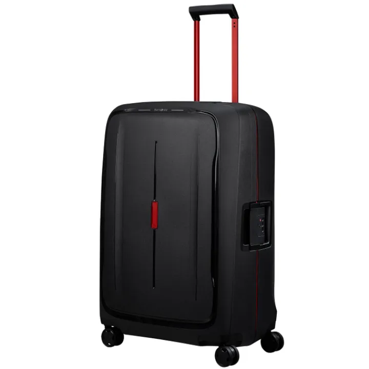 Reistrolleys|Reiskoffers>Samsonite Essens Spinner 75 charcoal/red