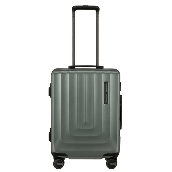 Transavia Trolleys|Handbagage Trolleys>Samsonite Focus Spinner 55/20 matt sage khaki