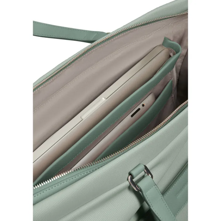 Kleine Reistassen|Handbagage Reistassen>Samsonite Image Biz Travel Tote Bag 14.1" thyme