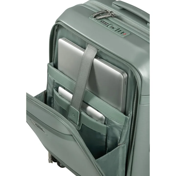 Handbagage Trolleys|Laptop Trolleys>Samsonite Image Spinner 55/20 Expandable Easy Access thyme