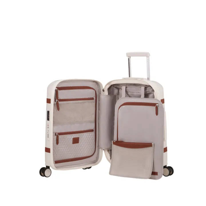 Handbagage Trolleys|Reistrolleys>Samsonite Image Spinner 55/20 Expandable ivory