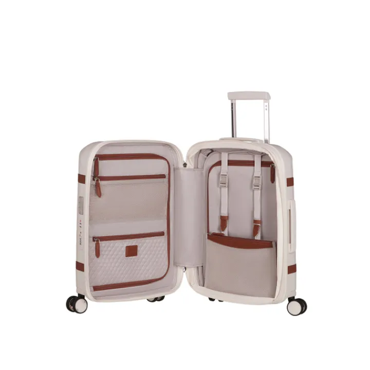 Handbagage Trolleys|Reistrolleys>Samsonite Image Spinner 55/20 Expandable ivory