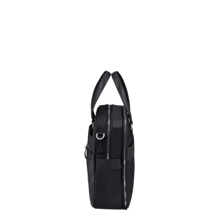 15.6 Inch Laptoptassen|Laptop Schoudertassen>Samsonite Karissa Evo Bailhandle 15.6" 2 Comp black