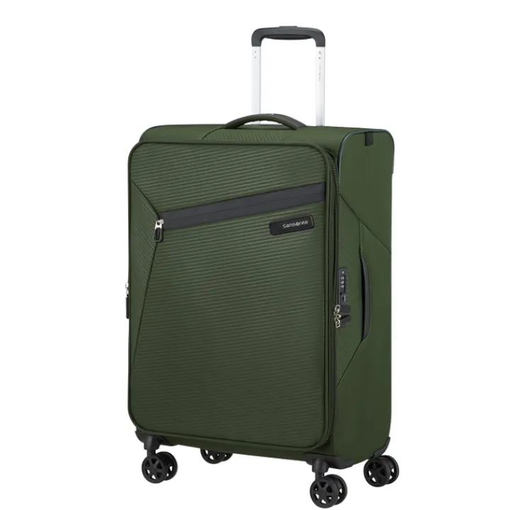 Reistrolleys|Reiskoffers>Samsonite Litebeam Spinner 66 EXP climbing ivy