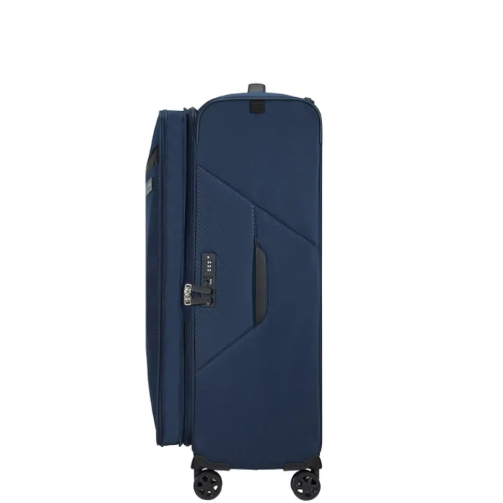Reistrolleys|Reiskoffers>Samsonite Litebeam Spinner 77 EXP midnight blue