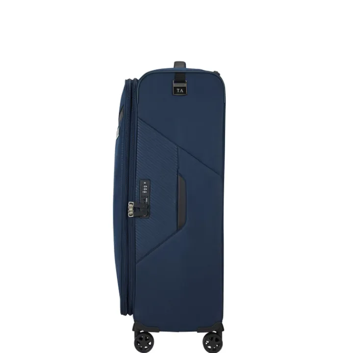 Reistrolleys|Reiskoffers>Samsonite Litebeam Spinner 77 EXP midnight blue