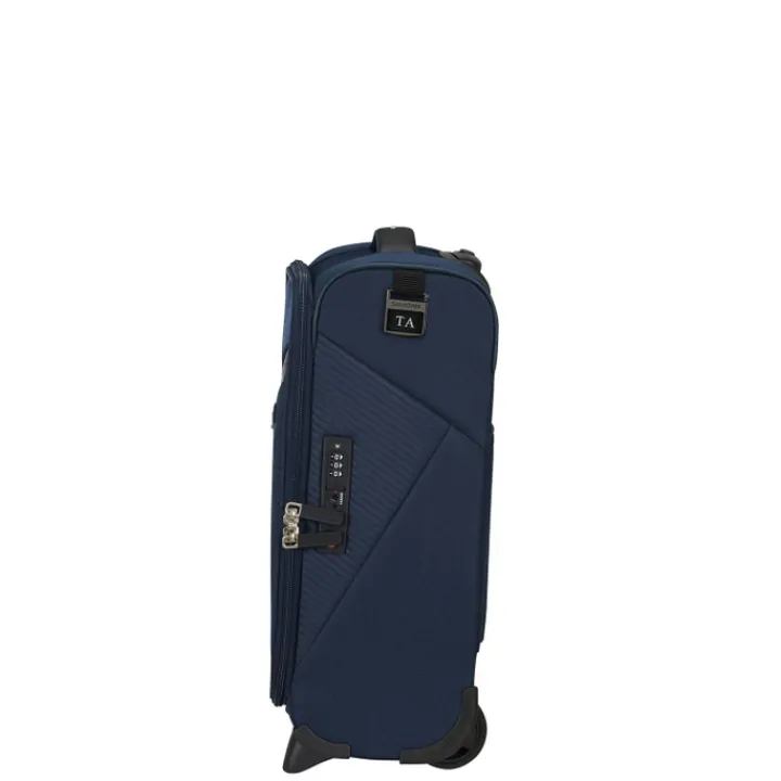 Transavia Trolleys|Handbagage Trolleys>Samsonite Litebeam Upright 45 Underseater midnight blue