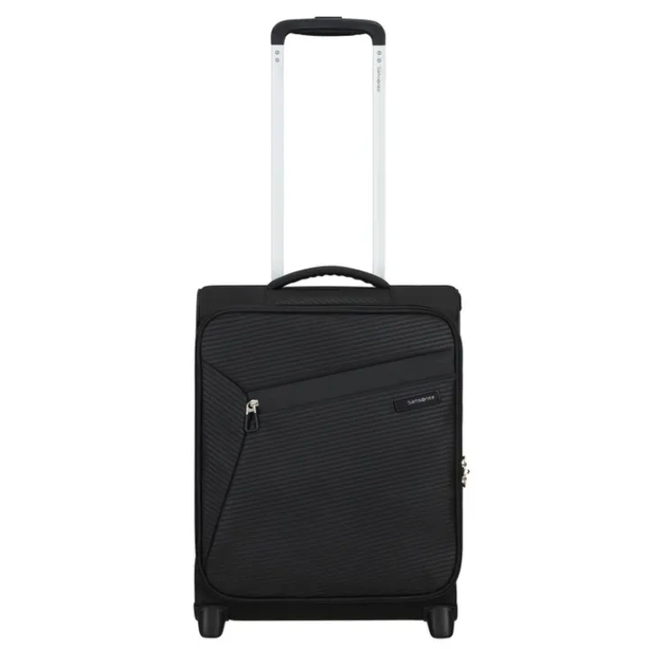 Transavia Trolleys|Handbagage Trolleys>Samsonite Litebeam Upright 45 Underseater black