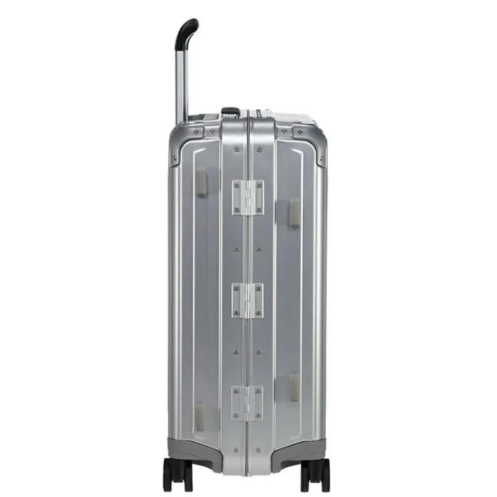 Transavia Trolleys|Handbagage Trolleys>Samsonite Lite-Box Alu Spinner 55 aluminium