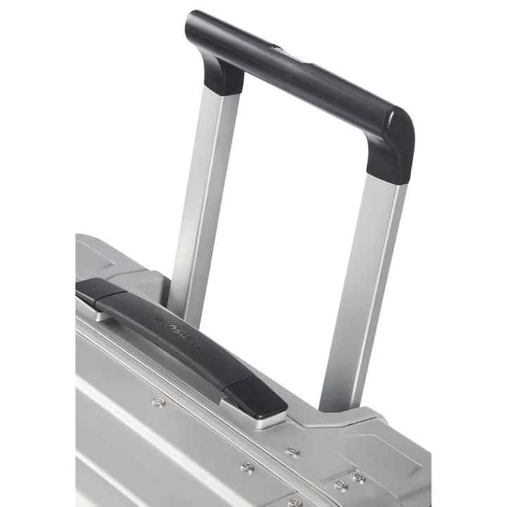 Transavia Trolleys|Handbagage Trolleys>Samsonite Lite-Box Alu Spinner 55 aluminium