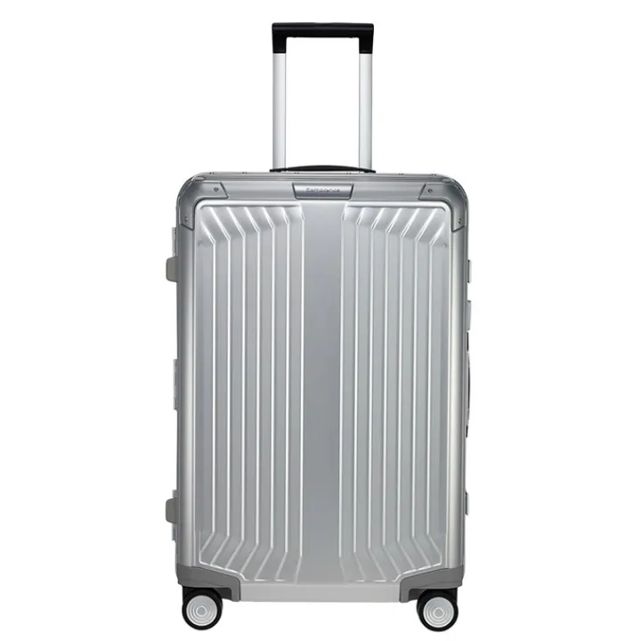 Reistrolleys|Reiskoffers>Samsonite Lite-Box Alu Spinner 69 aluminium