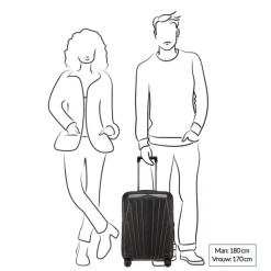 Transavia Trolleys|Ryanair Trolleys>Samsonite Major-Lite Spinner 55 EXP climbing ivy