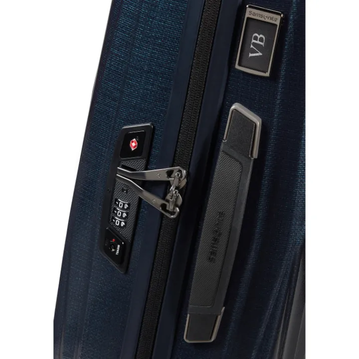 Transavia Trolleys|Ryanair Trolleys>Samsonite Major-Lite Spinner 55 EXP midnight blue