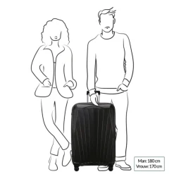 Reistrolleys|Reiskoffers>Samsonite Major-Lite Spinner 77 black