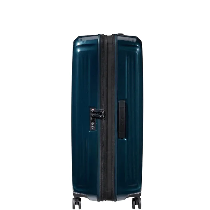 Reistrolleys|Reiskoffers>Samsonite Nuon Spinner 81 Exp metallic dark blue