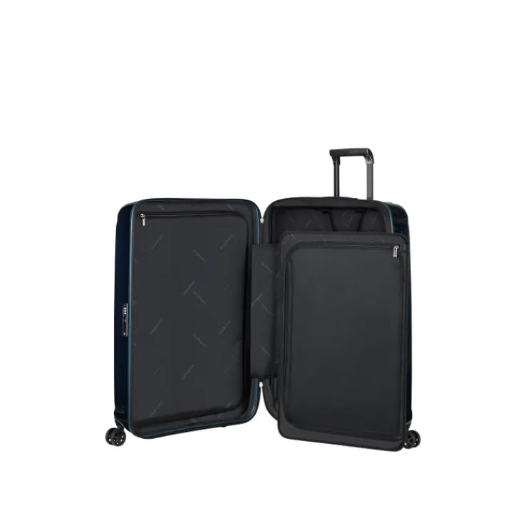Reistrolleys|Reiskoffers>Samsonite Nuon Spinner 81 Exp metallic dark blue
