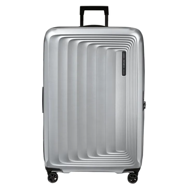 Reistrolleys|Reiskoffers>Samsonite Nuon Spinner 81 Exp matt silver