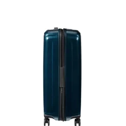 Reistrolleys|Reiskoffers>Samsonite Nuon Spinner 69 Exp metallic dark blue