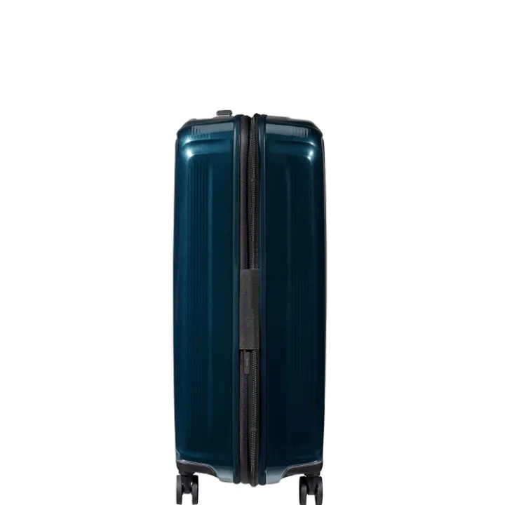 Reistrolleys|Reiskoffers>Samsonite Nuon Spinner 69 Exp metallic dark blue