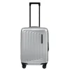 Transavia Trolleys|Ryanair Trolleys>Samsonite Nuon Spinner 55 Exp matt silver