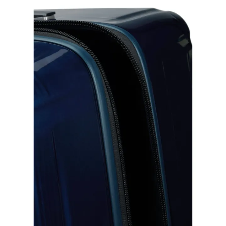 Reistrolleys|Reiskoffers>Samsonite Nuon Trunk 80/30 metallic dark blue
