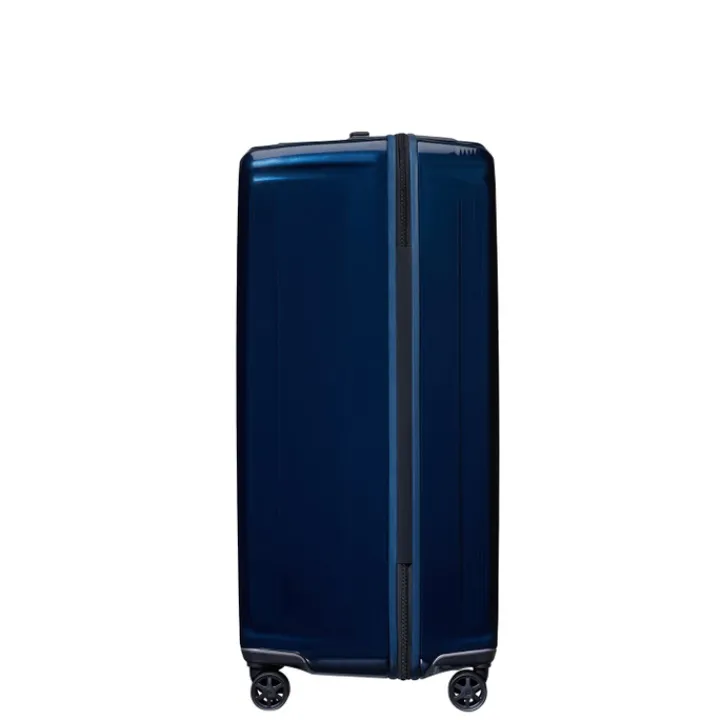 Reistrolleys|Reiskoffers>Samsonite Nuon Trunk 80/30 metallic dark blue